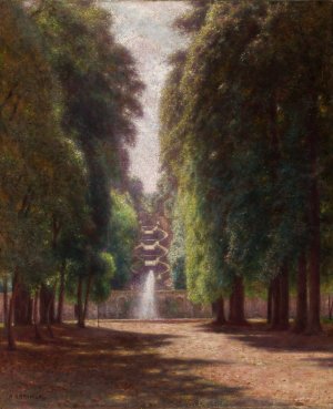 Villa Torlonia in Frascati by Aleksander Gierymski Oil Painting