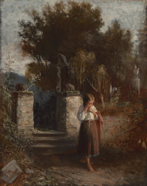 Main Product Photo of Orphan  Painting by Aleksander Kotsis