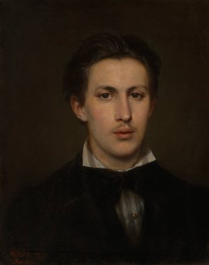 Portrait of Jan Zawiejski by Aleksander Kotsis Oil Painting