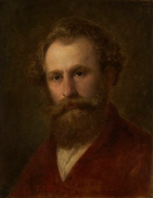 Self-Portrait by Aleksander Kotsis Oil Painting