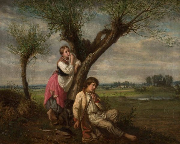 Springtime  by Aleksander Kotsis - Hand-Painted Oil Painting Reproduction