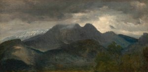 Tatra Mountains - View of Giewont by Aleksander Kotsis Oil Painting