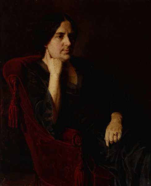 Main Product Photo of Portrait of Wife  Painting by Aleksander Krawczyk