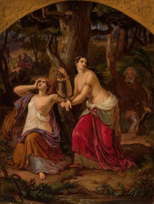 Captives by Aleksander Lesser Oil Painting