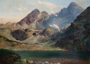 Zielony Staw by Aleksander Mroczkowski Oil Painting