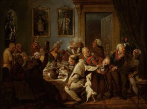 Banquet at Radziwill's by Aleksander Orlowski Oil Painting