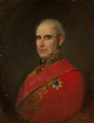 Portrait of Romuald Hube, senator by Aleksander Stankiewicz Oil Painting
