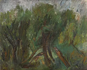 Willows. Altai by Aleksandr Drevin Oil Painting