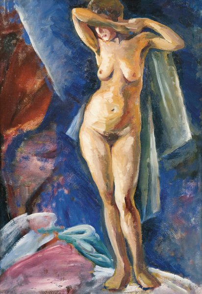 Main Product Photo of Standing Nude Painting by Aleksey Ilych Kravchenko