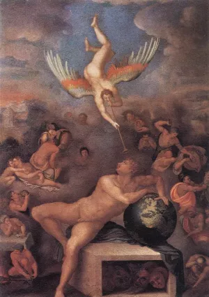 Allegory of Human Life Oil painting by Alessandro Allori