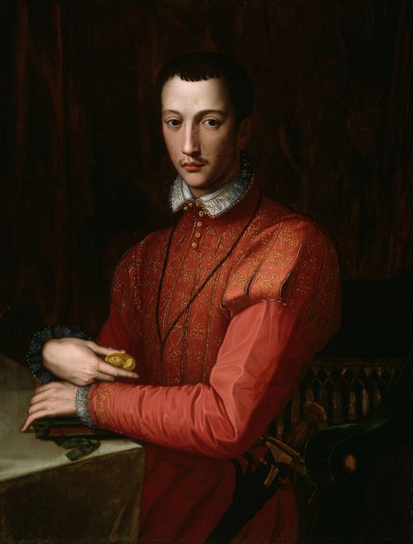 Main Product Photo of Francesco de'Medici  Painting by Alessandro Allori