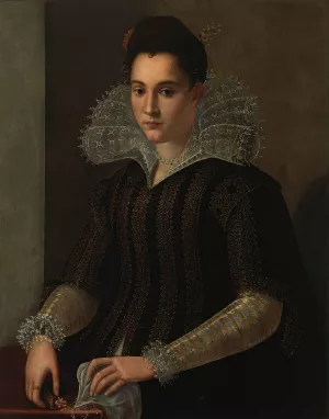 Portrait Of A Lady by Alessandro Allori Oil Painting
