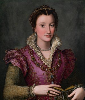 Portrait of a Lady by Alessandro Allori Oil Painting