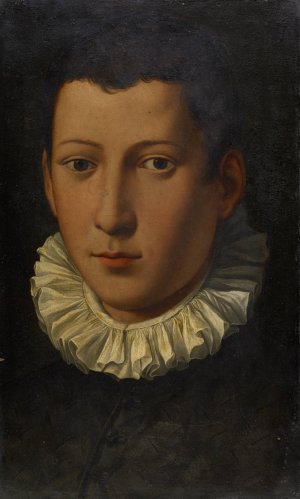 Portrait of a Young Man by Alessandro Allori Oil Painting