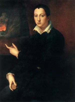Portrait of a Young Man Oil painting by Alessandro Allori