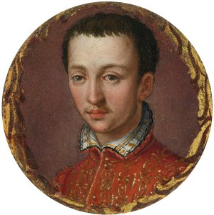 Portrait of Francesco I De'Medici by Alessandro Allori Oil Painting