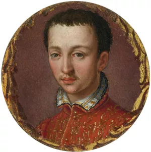 Portrait of Francesco I De'Medici by Alessandro Allori Oil Painting
