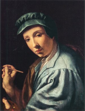 Self-portrait by Alessandro Allori Oil Painting