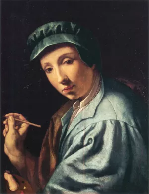 Self-portrait by Alessandro Allori Oil Painting