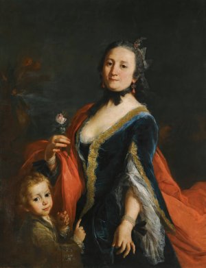 Portrait Of A Lady by Alessandro Longhi Oil Painting