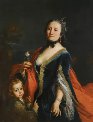 Portrait Of A Lady by Alessandro Longhi Oil Painting