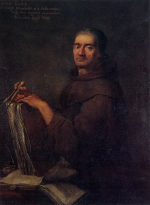 Portrait of Carlo Lodoli Oil painting by Alessandro Longhi