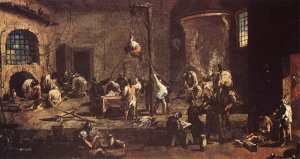 Interrogations in Jail by Alessandro Magnasco Oil Painting