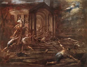 Sacrilegious Robbery by Alessandro Magnasco Oil Painting