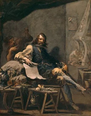 Satire on a Nobleman in Misery by Alessandro Magnasco Oil Painting