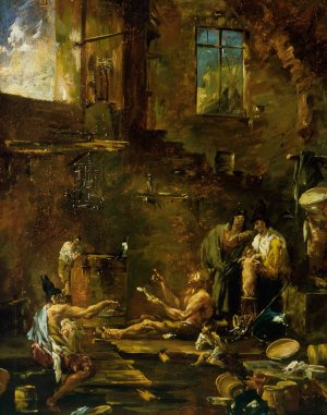 Singing Birds by Alessandro Magnasco Oil Painting