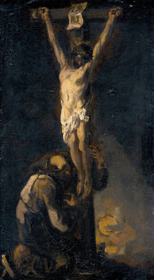 The Crucifixion by Alessandro Magnasco Oil Painting
