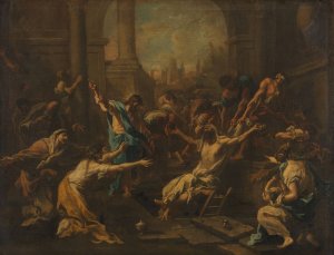 The Raising of Lazarus by Alessandro Magnasco Oil Painting