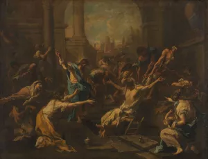 The Raising of Lazarus by Alessandro Magnasco Oil Painting