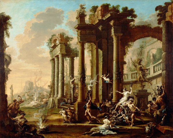 Main Product Photo of The Triumph of Venus  Painting by Alessandro Magnasco