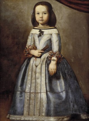 Portrait of Laura Chigi by Alessandro Mattia Oil Painting