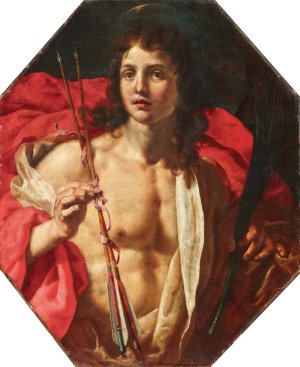 Saint Sebastian by Alessandro Rosi Oil Painting