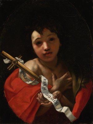St. John The Baptist by Alessandro Rosi Oil Painting