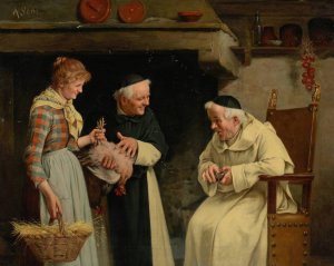 On Market Day by Alessandro Sani Oil Painting