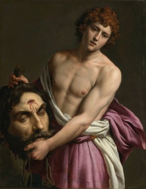 David With The Head Of Goliath by Alessandro Turchi Oil Painting