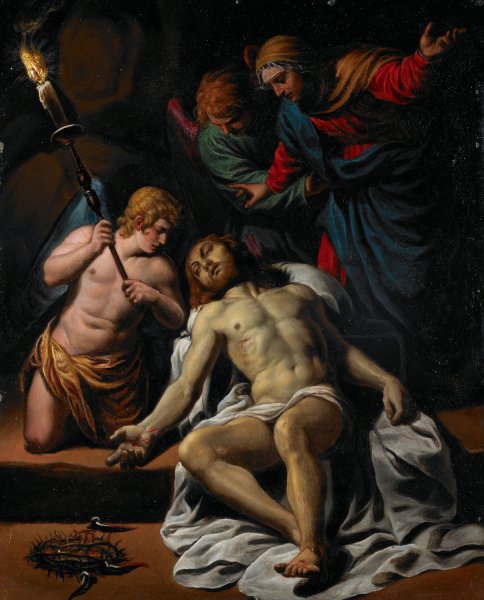 Main Product Photo of The Lamentation  Painting by Alessandro Turchi