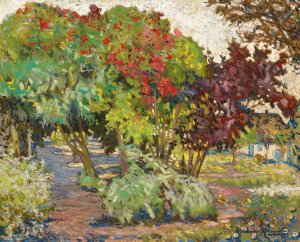 A Summer Garden In France by Alexander Altmann Oil Painting