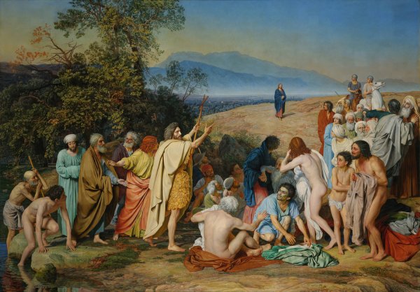 Main Product Photo of The Apparition of Christ to the People  Painting by Alexander Andreyevich Ivanov  