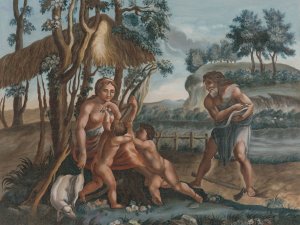 Biblical Scene II. by Alexander Belopotocky Oil Painting