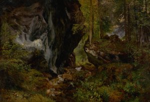Forest's Interior by Alexander Brodszky Oil Painting