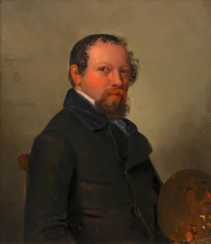 Selbstbildnis Alexander Clarot by Alexander Clarot Oil Painting