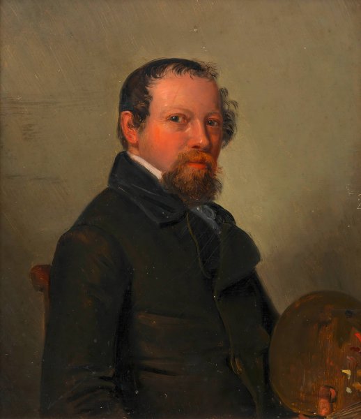 Main Product Photo of Selbstbildnis Alexander Clarot  Painting by Alexander Clarot