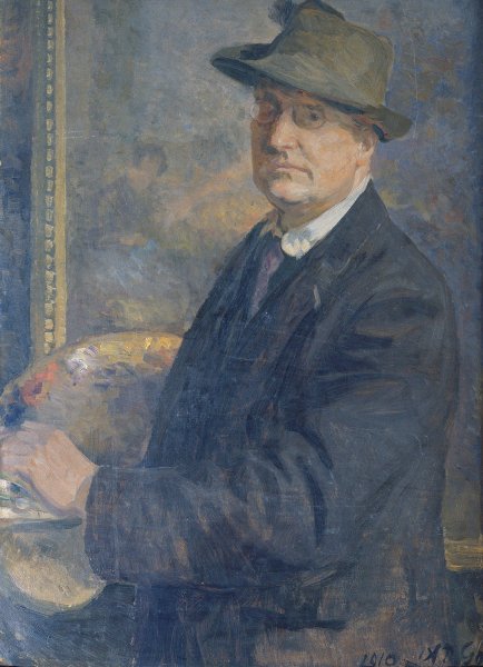 Main Product Photo of Mein Spiegelbild  Painting by Alexander Demetrius Goltz