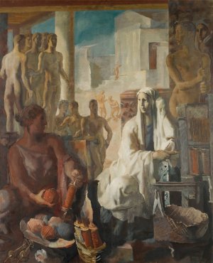 Penelope by Alexander Evgenievich Yakovlev Oil Painting