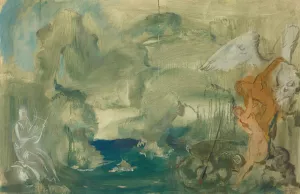 Perseus And Andromeda by Alexander Evgenievich Yakovlev Oil Painting