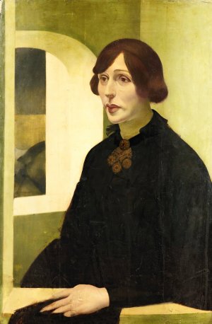 Portrait Of Irene Von Radlov by Alexander Evgenievich Yakovlev Oil Painting